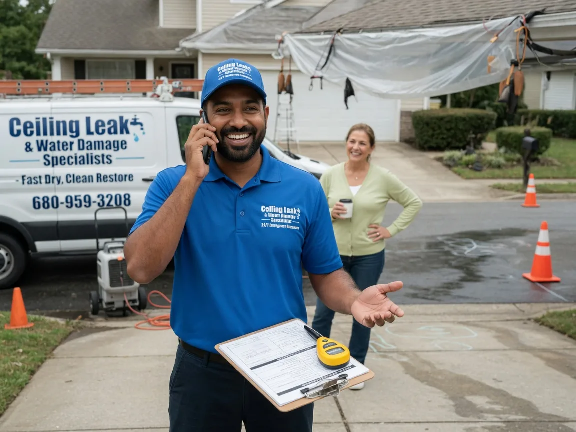Ceiling Leak Cleanup Rhodell, WV FAQs